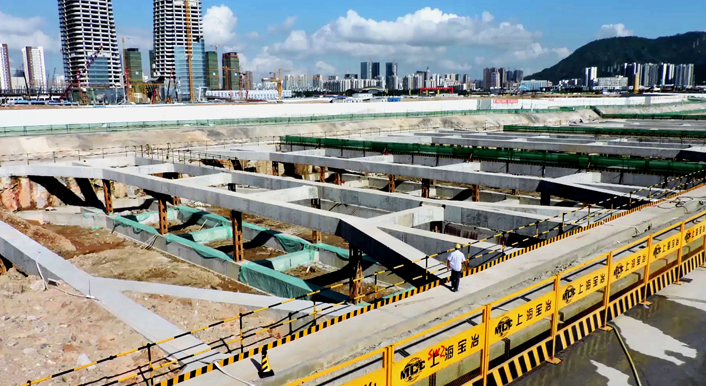 丽江前海市政地下立交桥